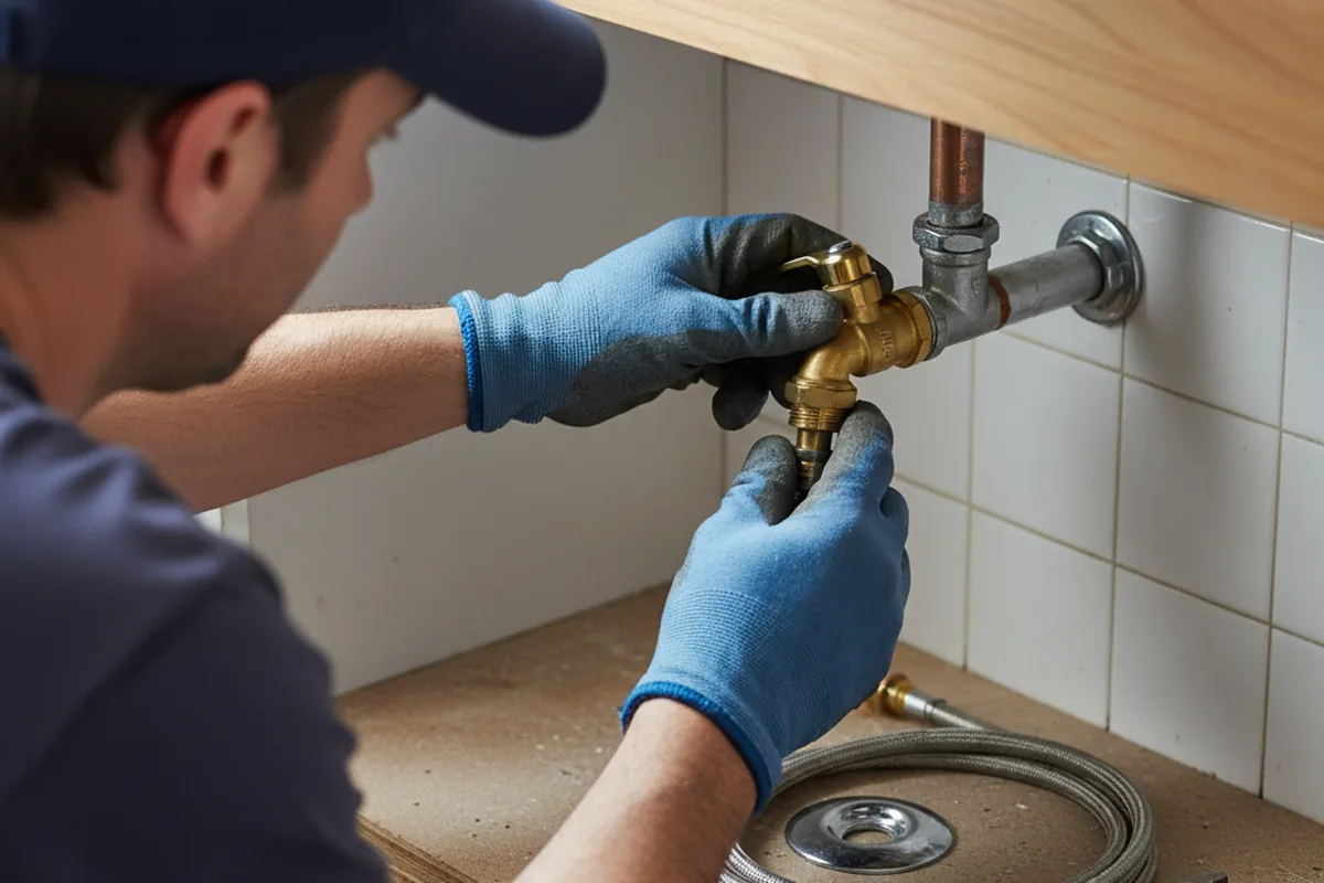 Shutoff valve and fitting work during Repiping in Melbourne